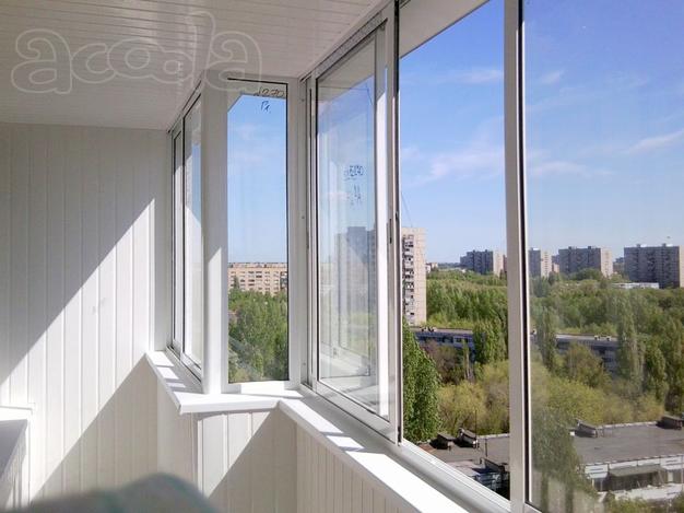 Установка пластиковых окон, остекление балконов